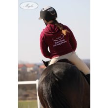 Felpa ELT con zip, colore bordeaux, Meglio