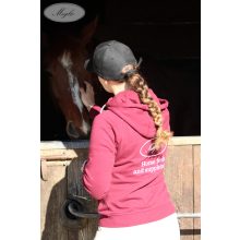 Felpa ELT con zip, colore bordeaux, Meglio