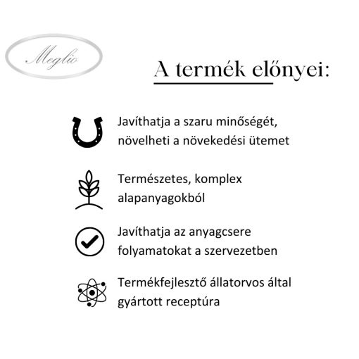 Hoof Doctor tonico erboristico per il supporto dello zoccolo per cavalli con biotina