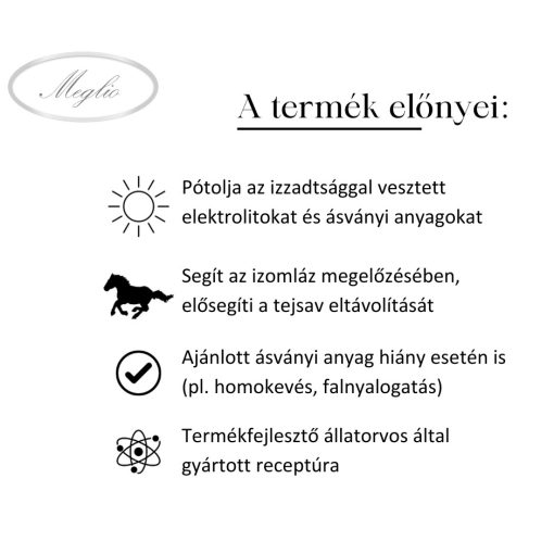 Re-Hydra elektrolit és sópótló lovaknak 1000 g