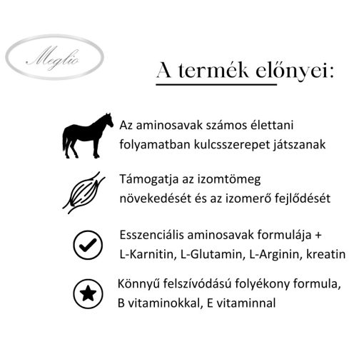 Muscle Fusion formula di aminoacidi e creatina per il supporto dello sviluppo muscolare nei cavalli